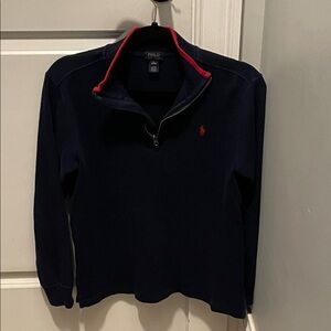 Polo Ralph Lauren Navy Quarter-Zip Pullover